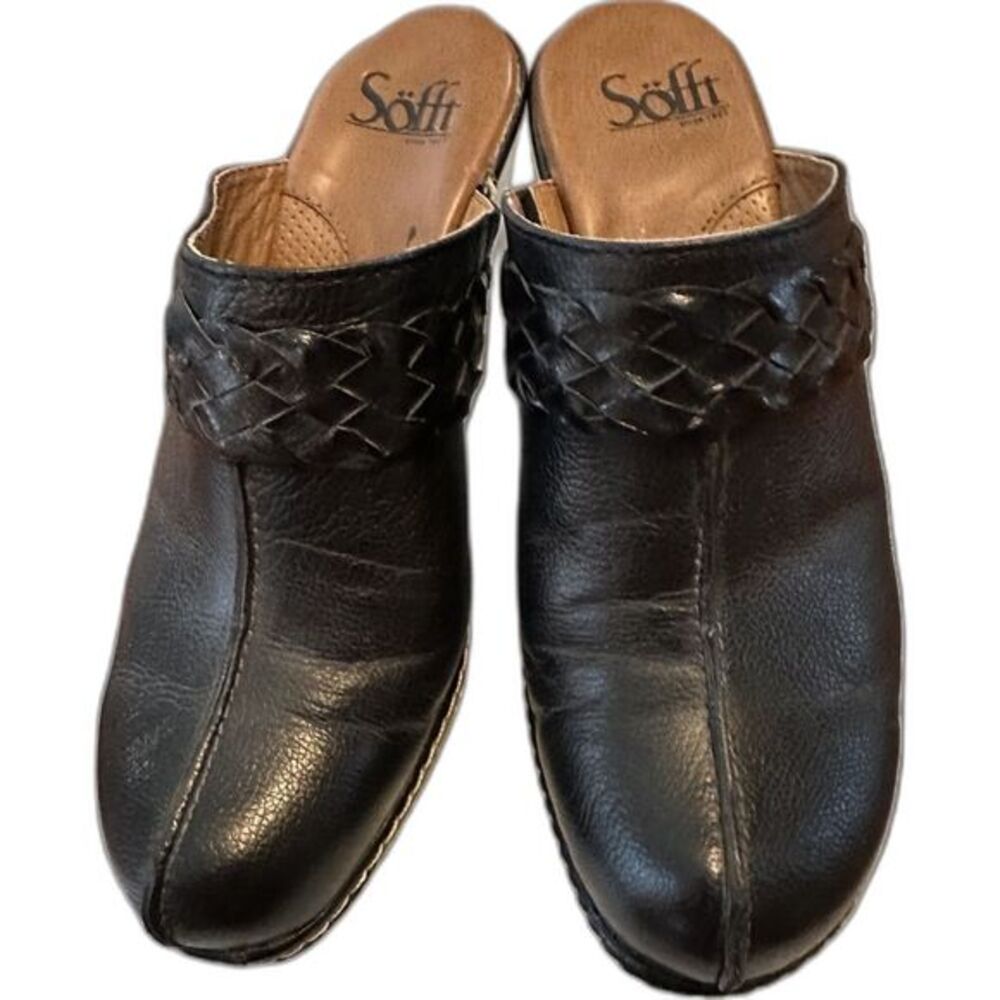 SOFFT Genuine Leather mules Size 7.5